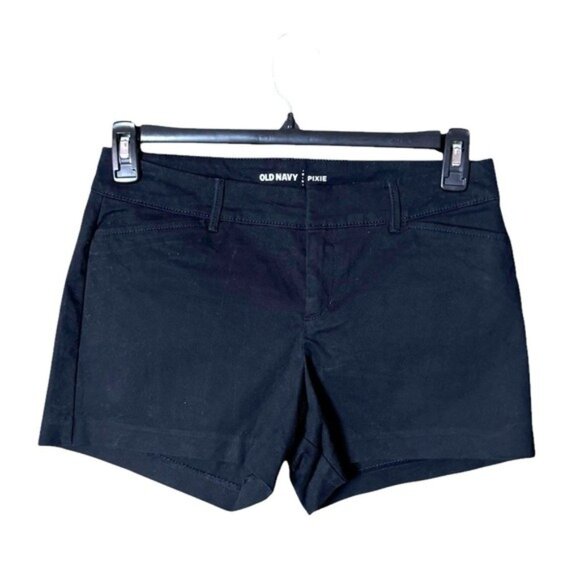 Old Navy Women’s Pixie Shorts Size 2 Y2K Mid Rise Festival Black Classic - Picture 1 of 6